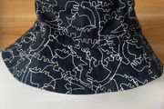 Kids bucket hat 3-6 y navy blue New