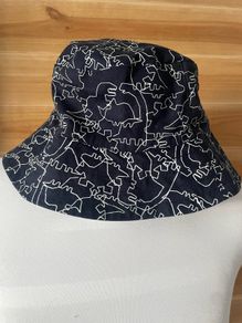 Kids bucket hat 3-6 y navy blue New