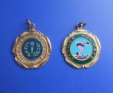 WARNER HOLIDAYS - two holiday camps sports medals (c.1980s)