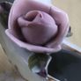 vintage porcelain posy ring vase & candle holders Image 7