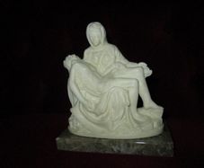 Vintage "Our Lady Of Sorrow" Ornament (4.5"l /5"t )