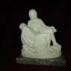 Vintage "Our Lady Of Sorrow" Ornament (4.5"l /5"t )