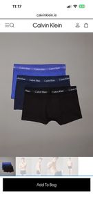 3 pack low rise Calvin Klein Trunks