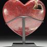 Polished Heart-Shaped Red Jasper Specimen - Natural Stone Image 6