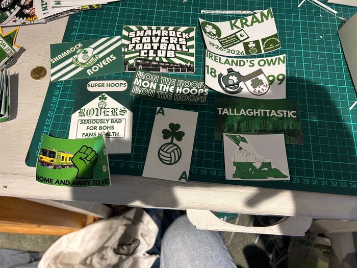 Shamrock rovers stickers