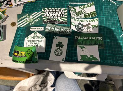 Shamrock rovers stickers