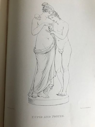 Antique Book 'Canova's Works'