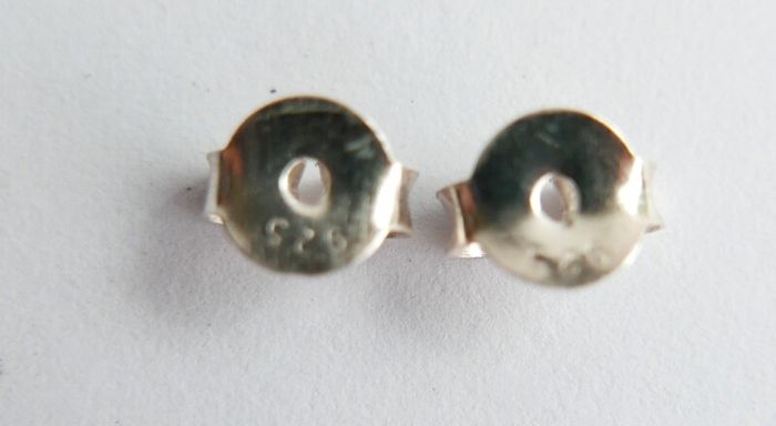 Vintage Sterling silver twist stud earrings