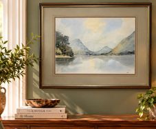 Tom Kerr MBE - Original Signed Watercolour - Carlingford Lough Mourne Mountains