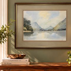 Tom Kerr MBE - Original Signed Watercolour - Carlingford Lough Mourne Mountains