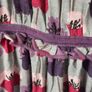 dress next size 10 empire neckline grey patterned dress Image 3