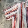 Tommy Hilfiger Red Label Y2K Multicolor Rainbow Short Sleeve Shirt M Image 8