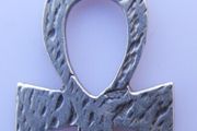 Vintage Sterling Silver 925 Ankh Pendant and Chain length 16,5" / 2,37g