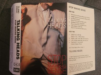 Talking Heads - Stop Making Sense cassette tape