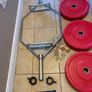 20kg Olympic Hex Shrug Deadlift Bar + Olympic Bumper Weights, Collars! Image 2