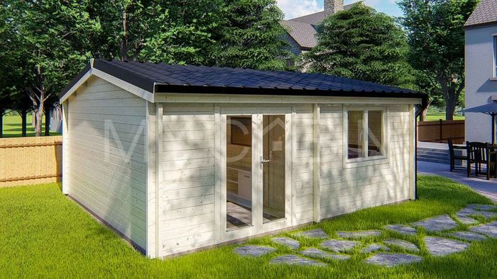 Log Cabin/ Log Home - One Bed Type A 5.9m x 5m - MyCabin.ie