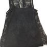 Black Sleeveless Lace top with camisole Image 6