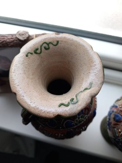 antique japanese satsuma vases vintage hand made and painted art decoration home decor table vintage vase antique gift presents  asian