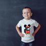 Among us Star wars the mandalorian disney miockey spiderman baby yoda minions t-shirts for adults and kids Image 2