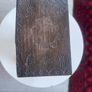 Antique Hand Carved Tall wooden Trinket Image 7