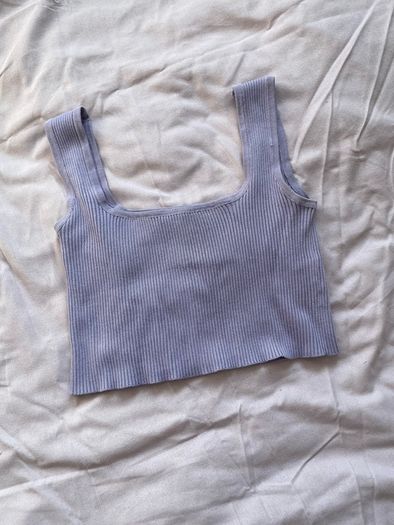 Purple crop top
