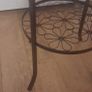Circular glass side table Image 2