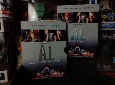 A.I. Artificial Inteligence ! DVD with Slipcase ! Science Fiction Movie ! Sci-Fi !