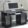 White, Black, Grey 3 Drawer Computer Office Desks Image 2