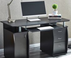 White, Black, Grey 3 Drawer Computer Office Desks
