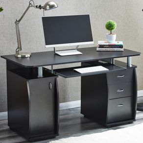 White, Black, Grey 3 Drawer Computer Office Desks