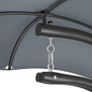 _Hanging Lounger with Frame, Floating Lounger with Parasol, Indoor & Outdoor, Includes Cushion with Pillow, for Garden, Patio and Balcony Image 2