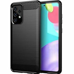 Shockproof Case For Samsung GALAXY A23 5G Carbon Fibre Effect Back Cover