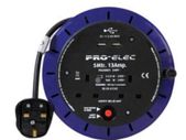 extension lead 13A 2-Gang Cassette Reel Mains Extension with 2x USB Charging Ports, 5m