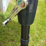 Garden parasol and base Image 2