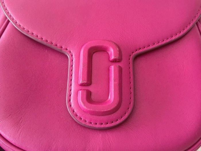 Marc Jacobs pink saddle bag