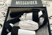 Misguided Oversized Buckle Block Heel