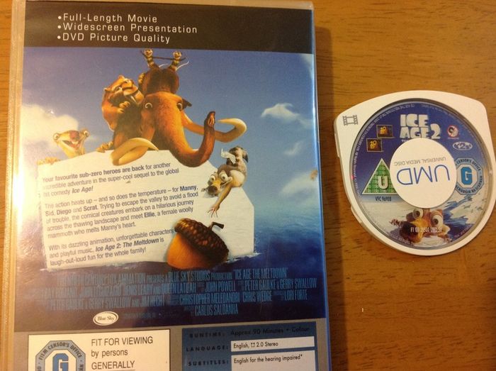 Ice Age 2.   Movie for PSP.