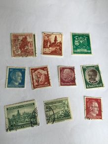 Rare, Genuine WW2 German stamps