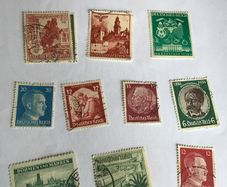 Rare, Genuine WW2 German stamps