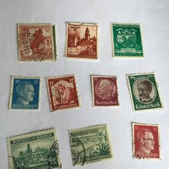 Rare, Genuine WW2 German stamps