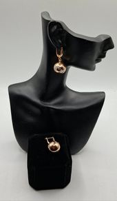 14 ct gold  ball drop earrings