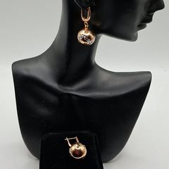 14 ct gold  ball drop earrings