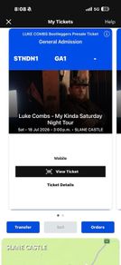 Luke combs tickets
