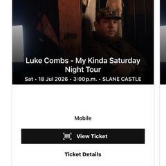 Luke combs tickets