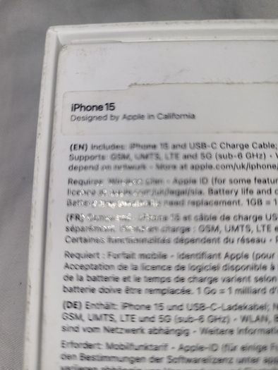 iphone 15 box