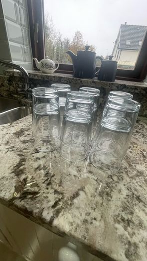12 juice glasses
