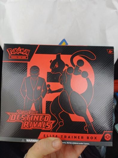 New Destined rivals scarlet and violet pokemon elite trainer box