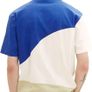 TOM TAILOR Denim men's relaxed fit T-shirt with cutline pattern, size L Image 2