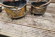 Two small  antique scuttles