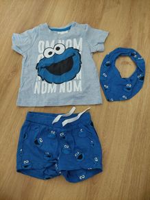 H&M Sesame Street Cookie Monster set